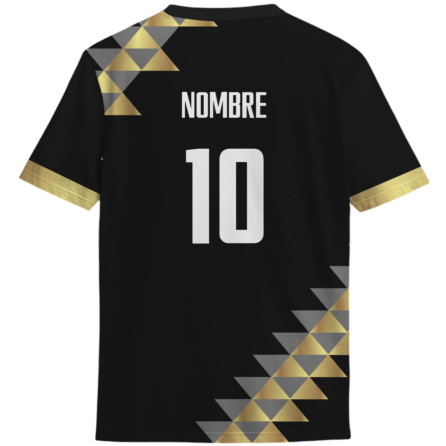 Playera America negra y dorado