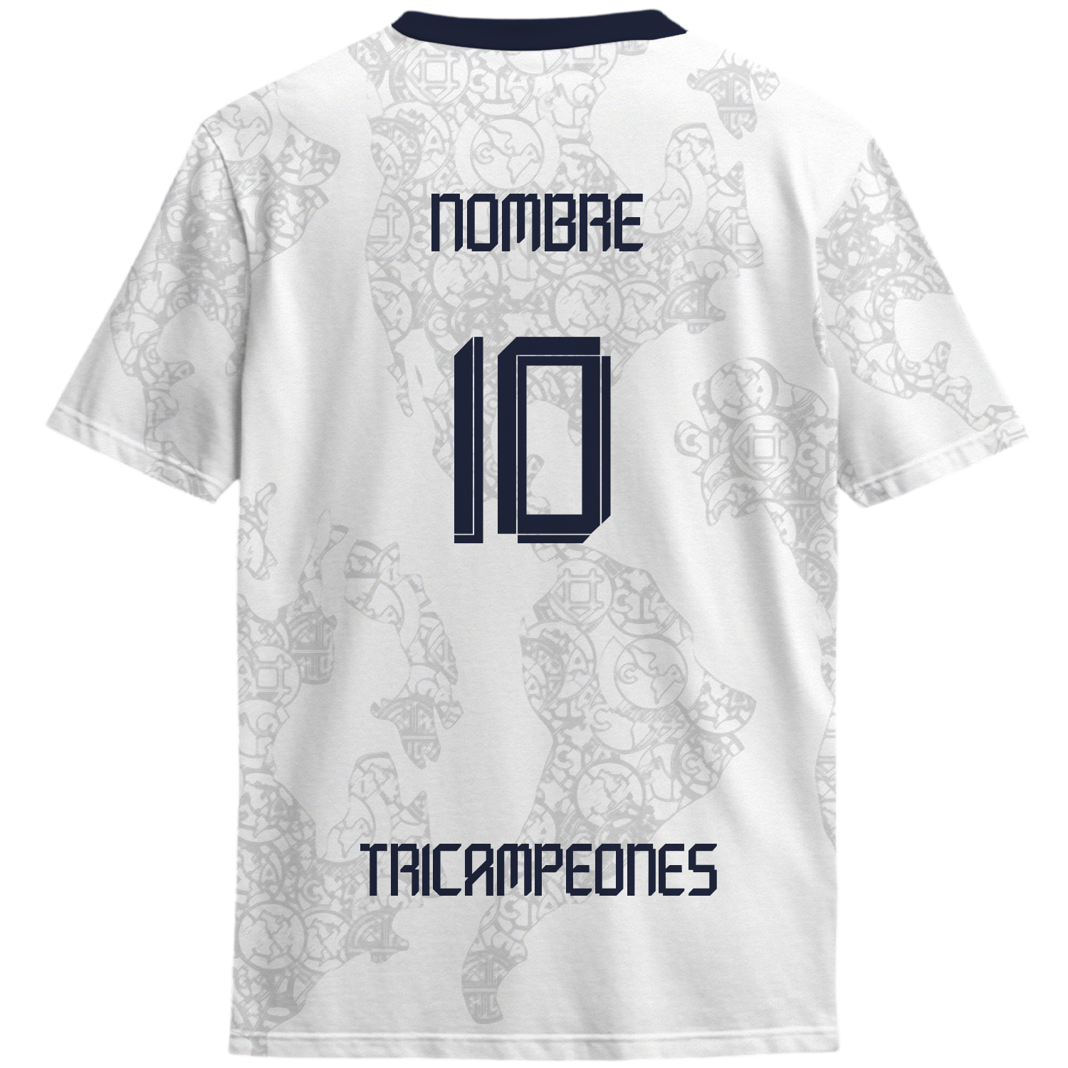 Playera America Tricampeon Blanca