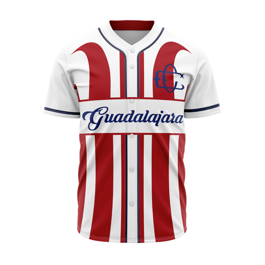 Beisbolera Chivas Blanca y roja