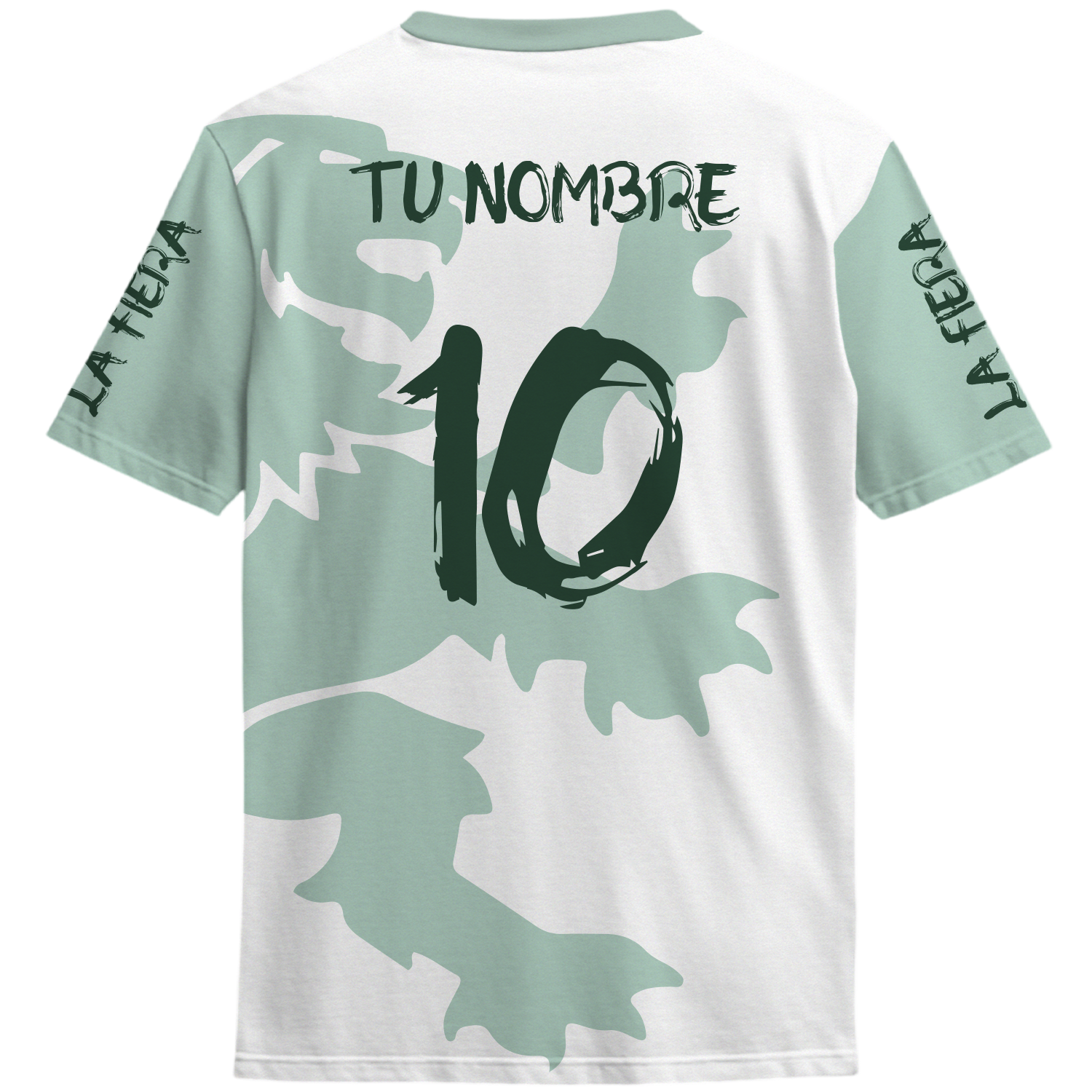 Playera Leon fiera Blanca