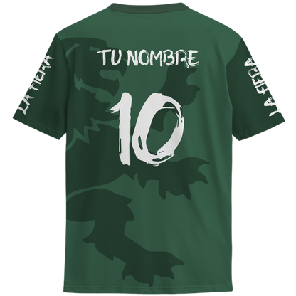 Playera Leon fiera Verde