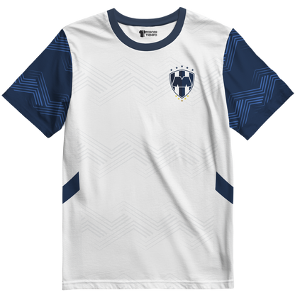 Playera Monterrey Visitante 25 Blanca