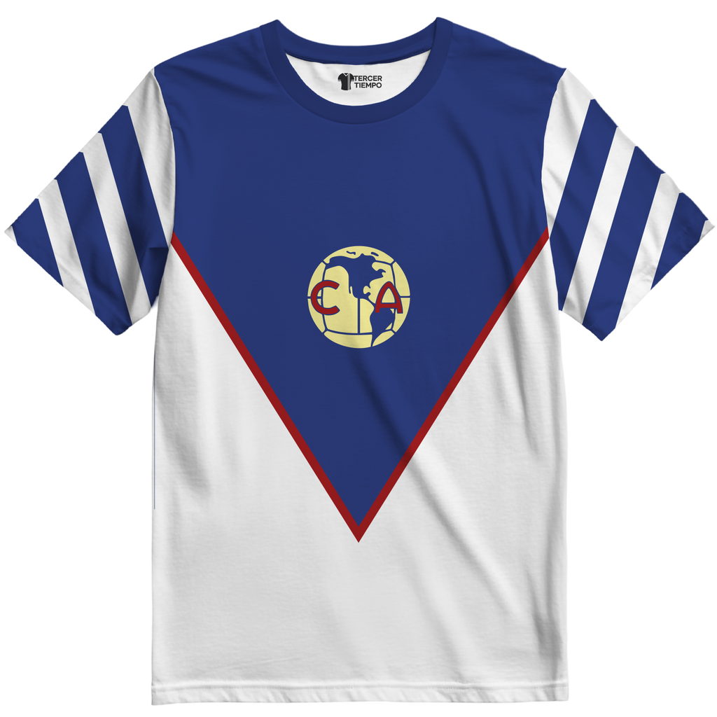 Playera America Ochentas Blanca
