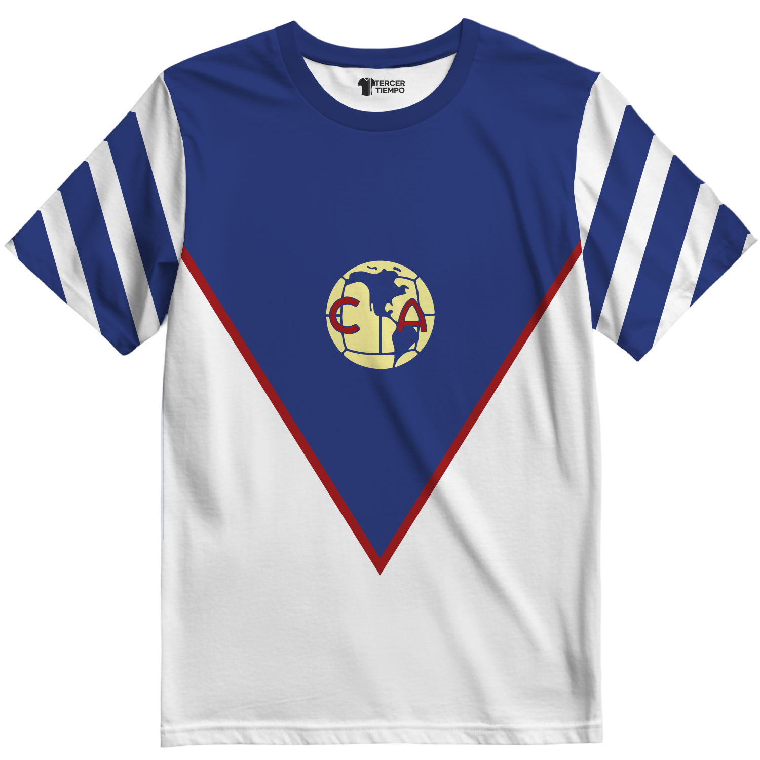 Playera America Ochentas Blanca