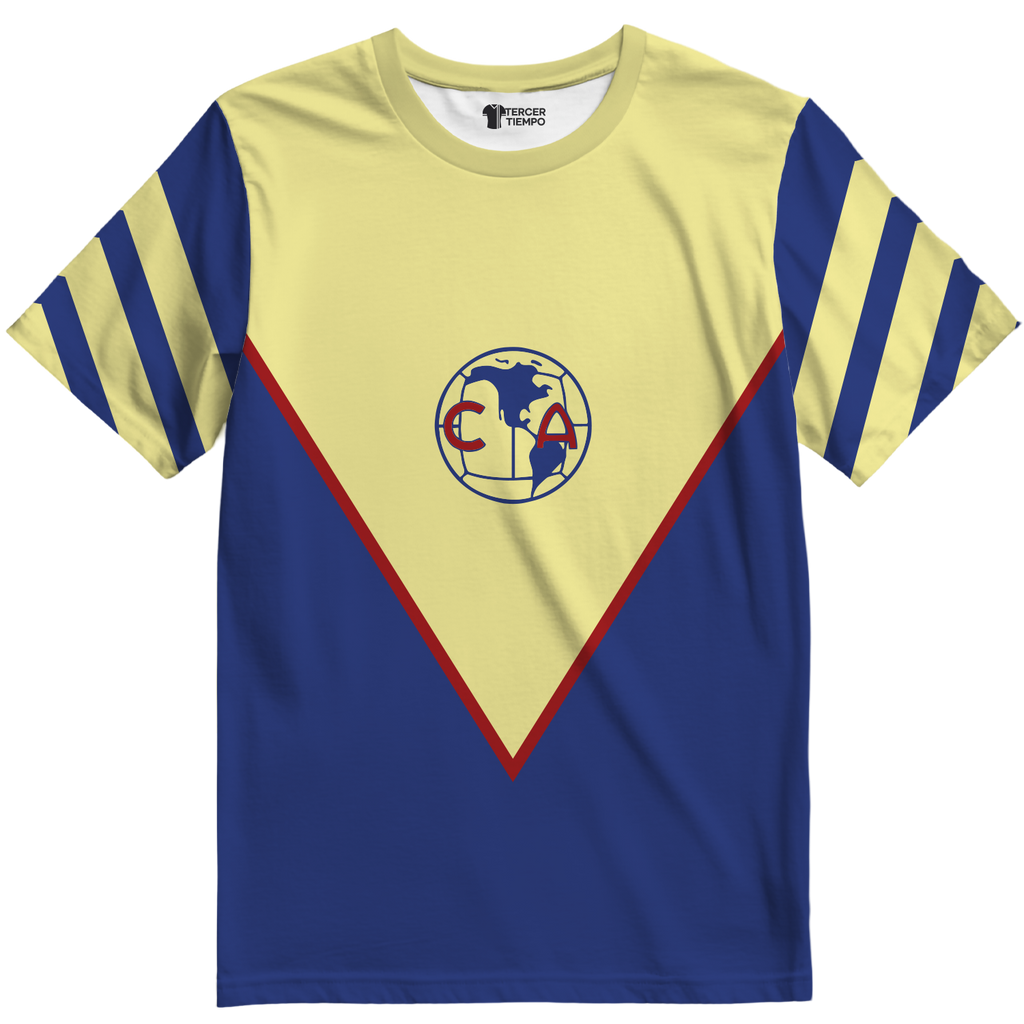 Playera America Ochentas Amarilla