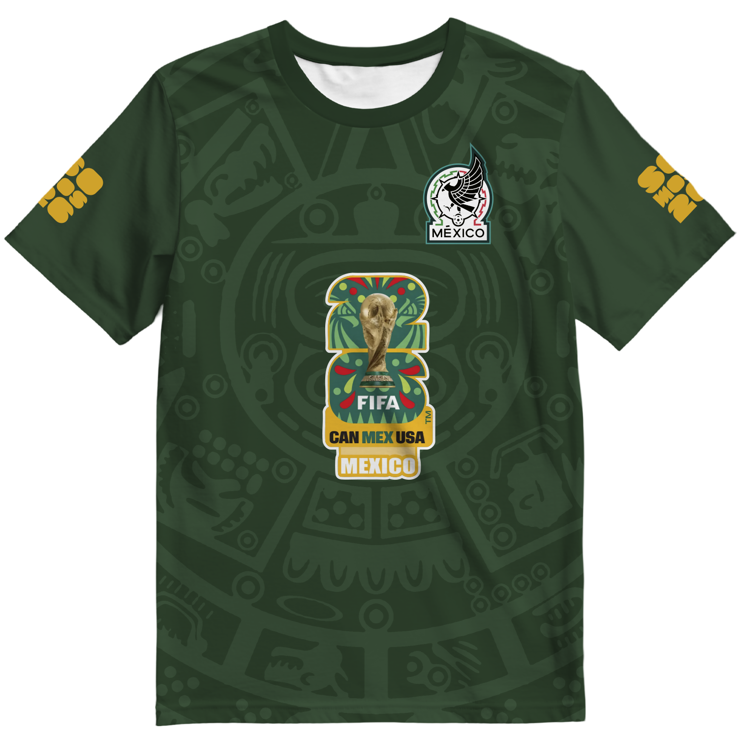 Playera México Mundial 26 can mex usa