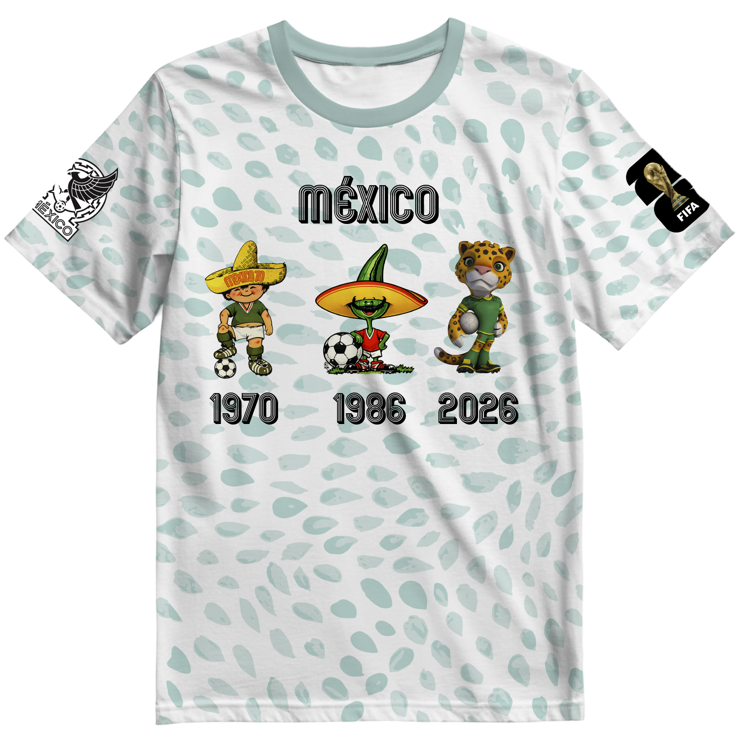 Playera México Mundiales