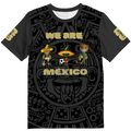 Playera Mexico Mundiales Negra