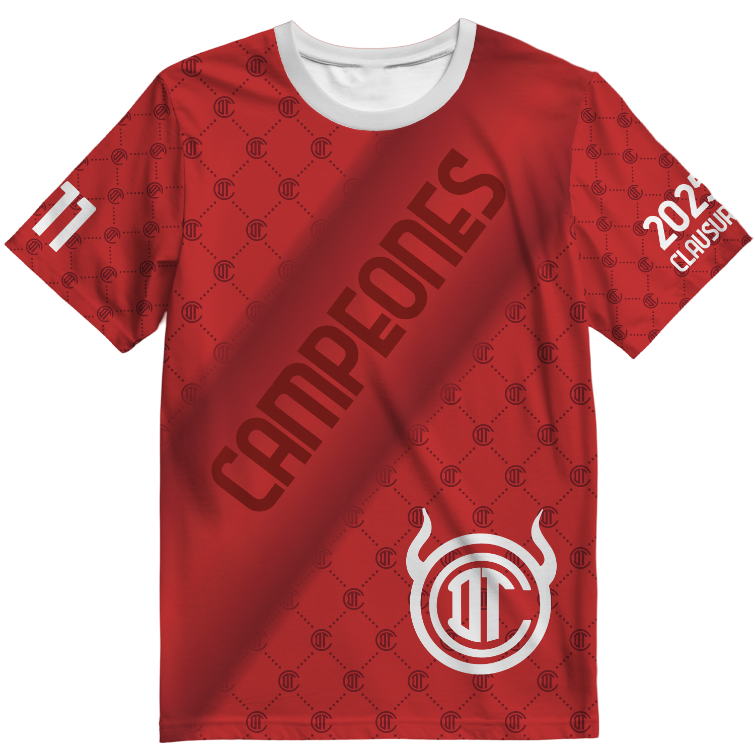Playera Toluca Campeon 25 2