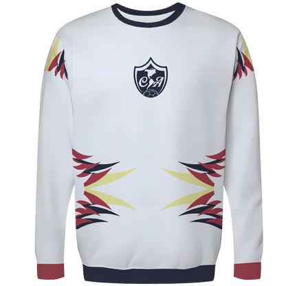 Sueter America Plumas blanco