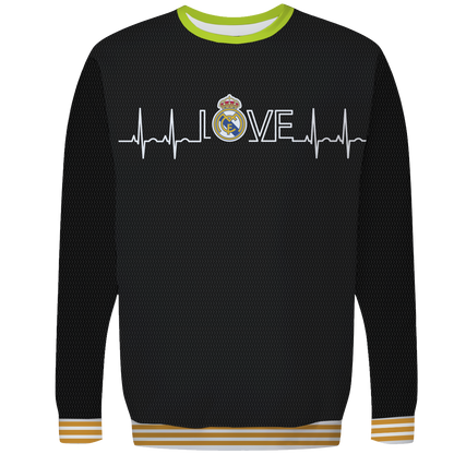 Sueter Real Madrid Love negra